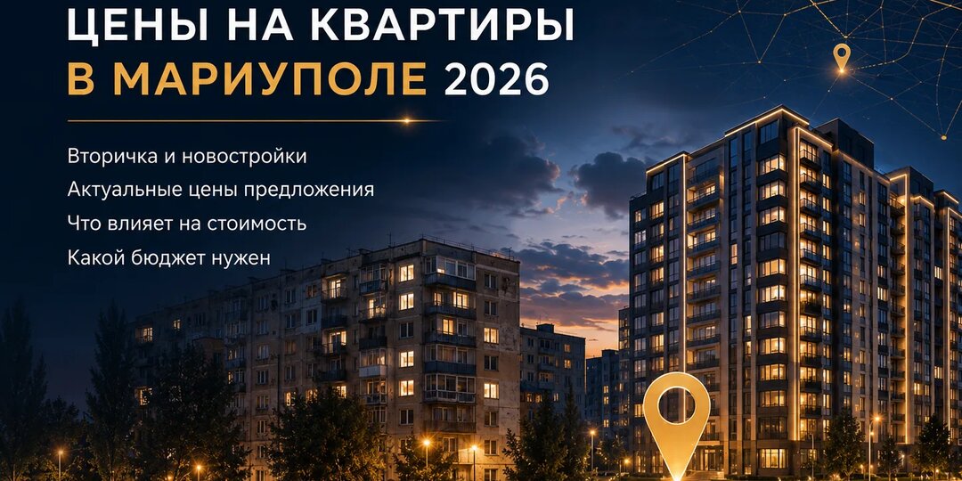 Сколько стоит квартира в Мариуполе осенью 2026 года: новостройки и вторичный рынок