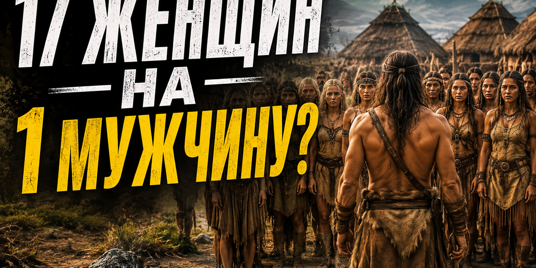 На каждого мужчину - 17 женщин? Что произошло с мужчинами 5000 лет назад