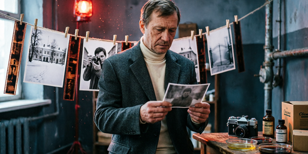 Нашёл на балконе коробку отца. Когда проявил плёнки, весь город рыдал