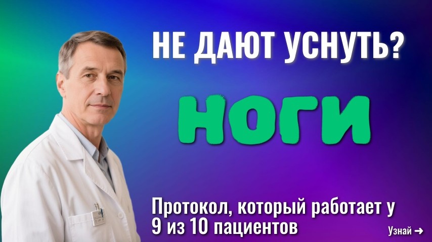 Синдром беспокойных ног сводит вас с ума ночью? Вот протокол засыпания, который работает у 9 из 10 пациентов