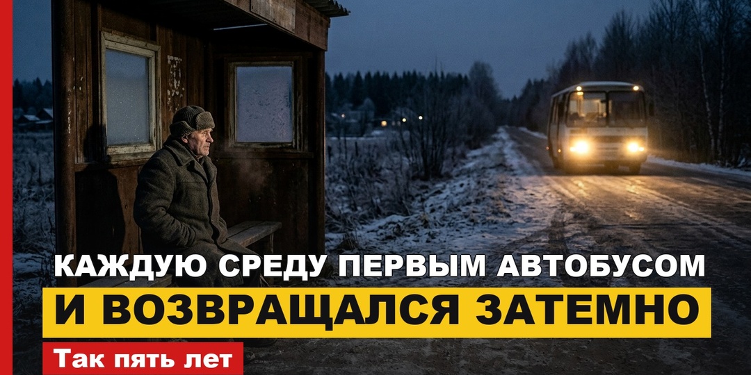 Свёкор каждую среду уезжал первым автобусом и возвращался затемно. Так пять лет