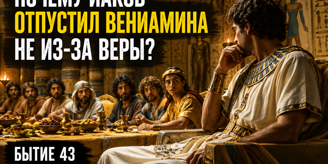 ПОЧЕМУ ИАКОВ ОТПУСТИЛ ВЕНИАМИНА НЕ ЗА ВЕРЫ?