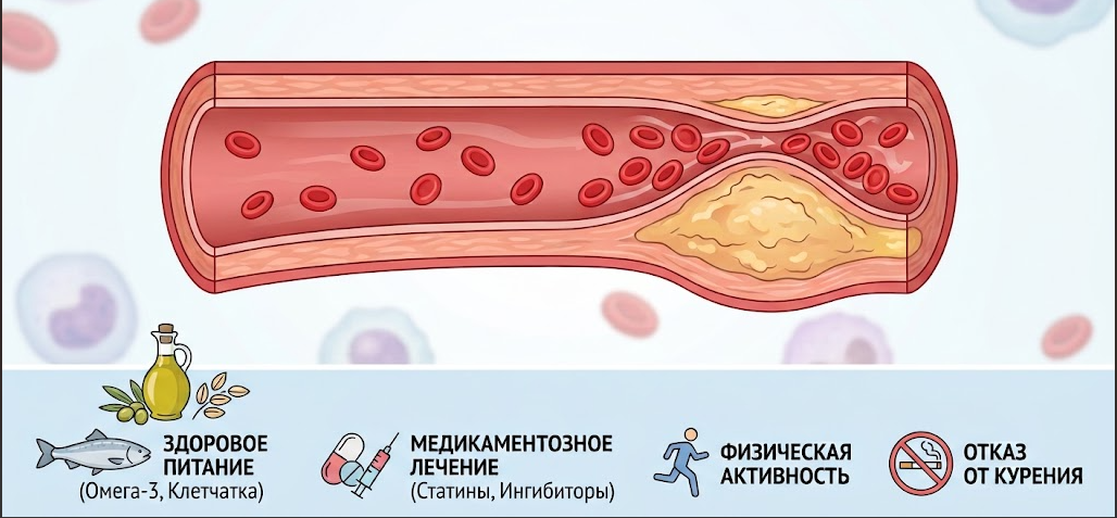 Как избавиться от холестериновых бляшек в сосудах - последние исследования