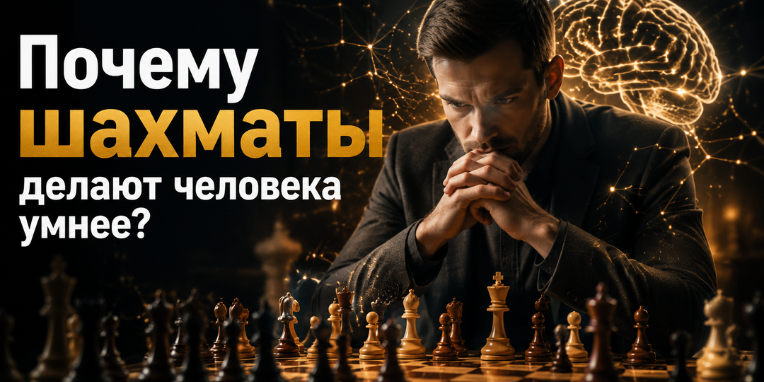 Почему шахматы делают человека умнее: что меняется в мозге после года тренировок