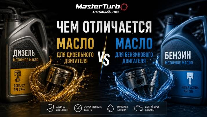 Отличие масла для дизельного и бензинового двигателя.