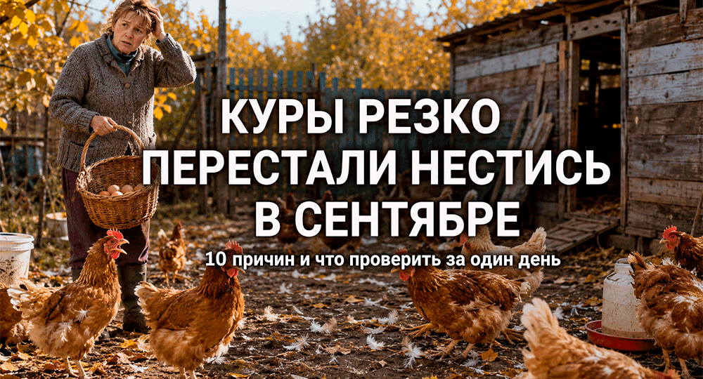 Почему куры резко перестали нестись в сентябре – 10 причин и что проверить за один день, прежде чем менять корм и лечить всё стадо