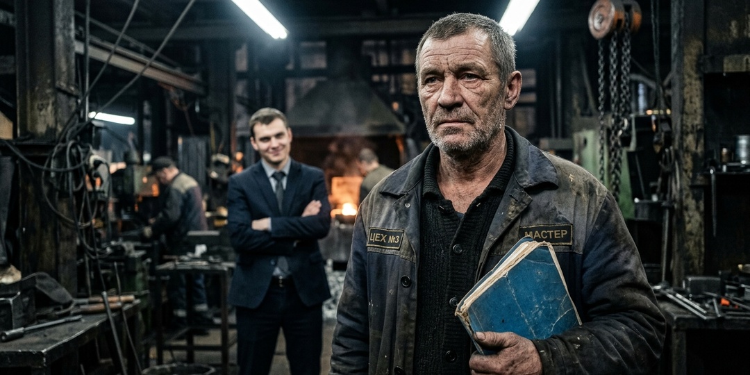«Собирай манатки, динозавр, отдел закрывается!» — процедил Вешняков при всём цехе. И побледнел..
