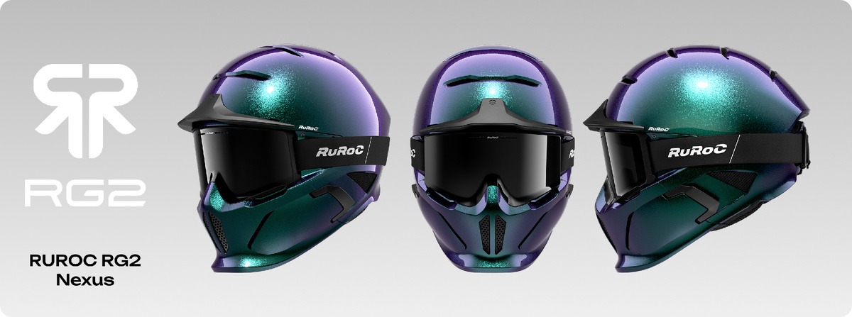 Новые расцветки шлемов Ruroc RG2 сезона 2026-2027.