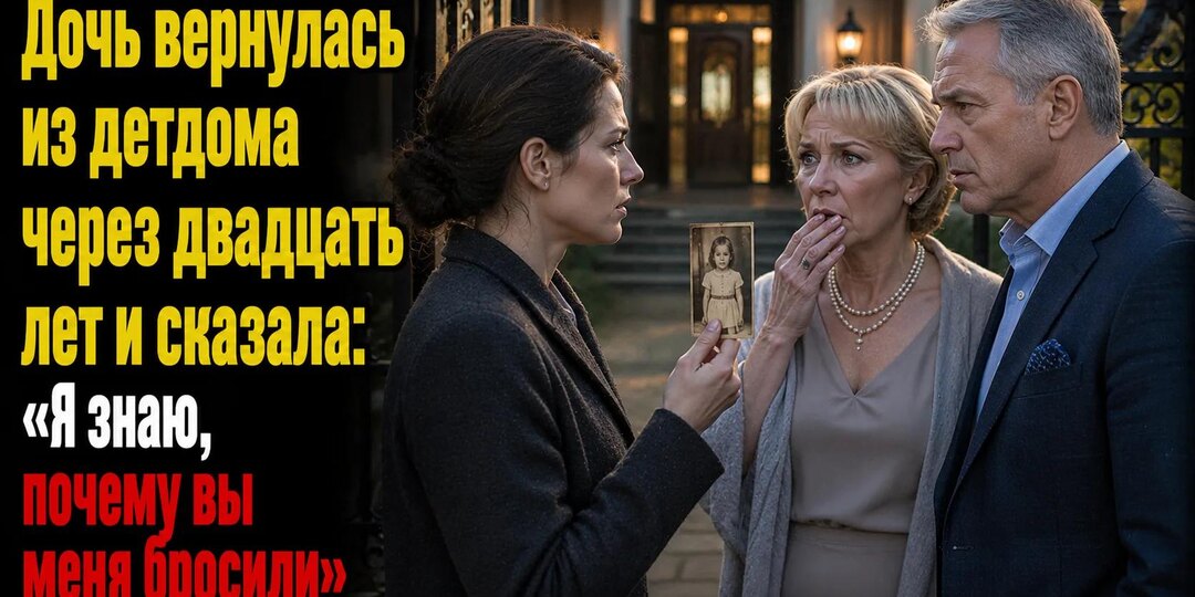 Дочь вернулась из детдома через двадцать лет и сказала: «Я знаю, почему вы меня бросили». В больнице нам говорили, что она мертва
