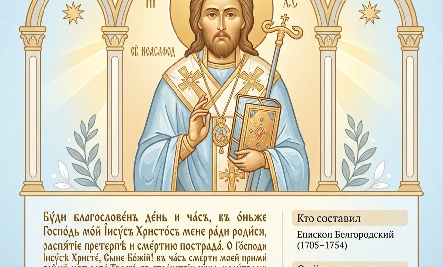 Когда день рассыпается на кусочки — ежечасная молитва святителя Иоасафа