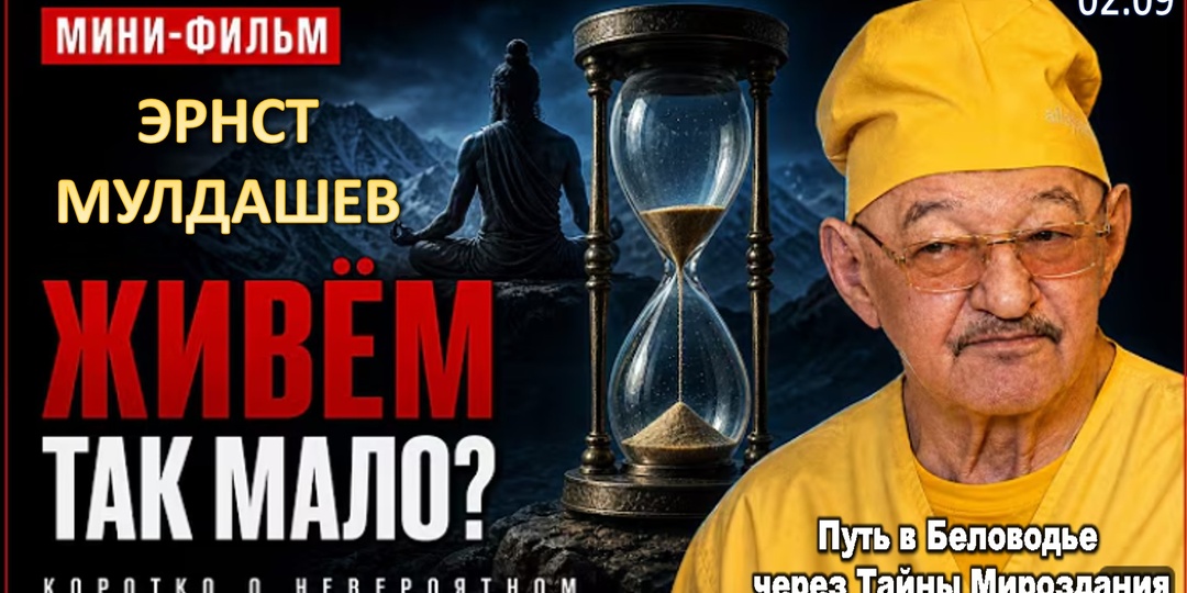 Почему человек живёт так мало? Ответ гималайских йогов. Эрнст Мулдашев