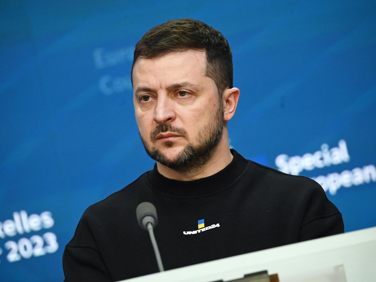  Президент Украины Владимир Зеленский выступает на саммите Европейского союза в Брюсселе | © РИА Новости / Стрингер