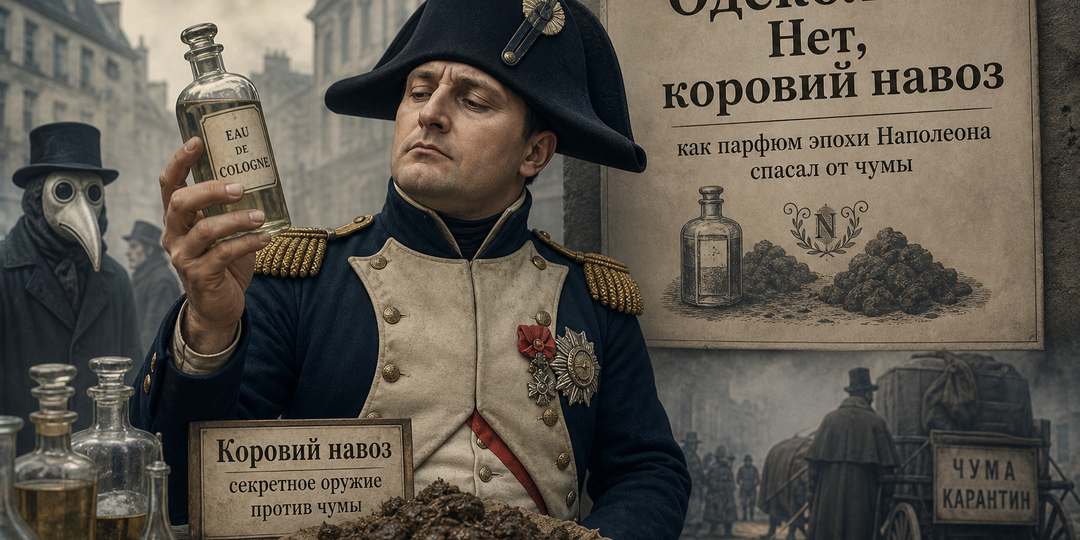 «Одеколон? Нет, коровий навоз»: как парфюм эпохи Наполеона спасал от чумы. История