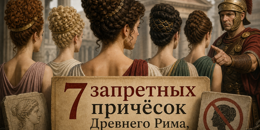 7 запретных причёсок Древнего Рима, за которые полагалась плётка. История