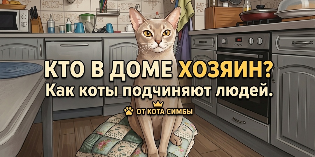 Кто в доме хозяин? Как коты подчиняют людей