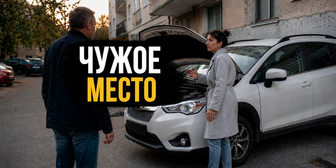 Соседка заняла парковку Игоря. Через час попросила его помочь