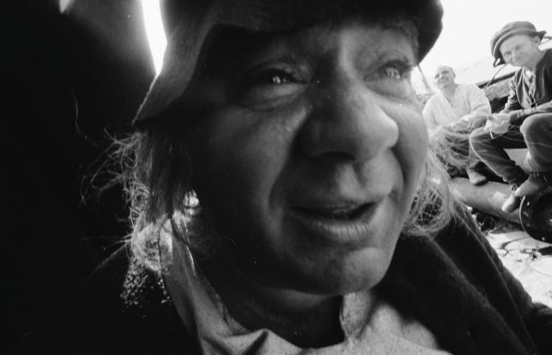 Актер Евгений Леонов на съемочной площадке фильма «Легенда о Тиле»
Юозас Будрайтис, г. Рига, 1976 год, МАММ/МДФ.