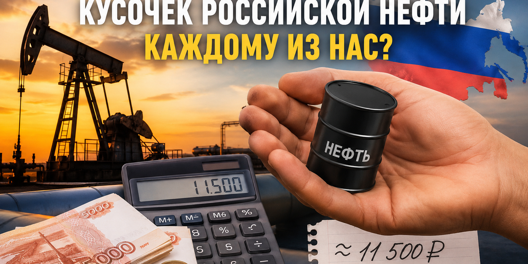 Сколько стоит кусочек российской нефти каждому из нас? Я посчитал — и цифра меня удивила
