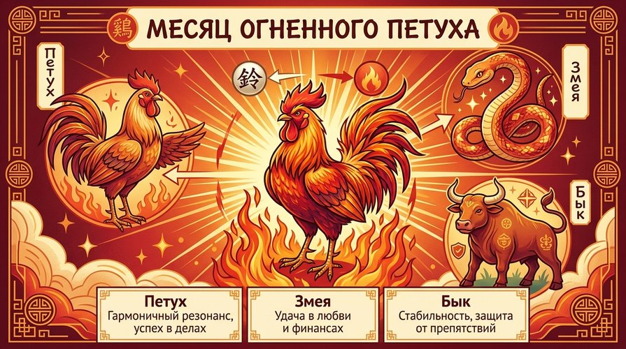 Кто будет в фаворитах сентября месяца Огненного Петуха и почему?