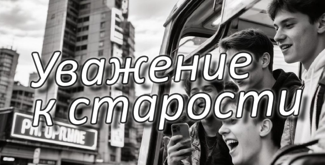 Уважение к старикам - это базовая этическая настройка, а не награда