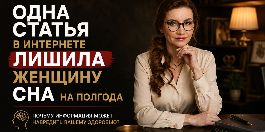 Одна статья в интернете лишила женщину сна на полгода