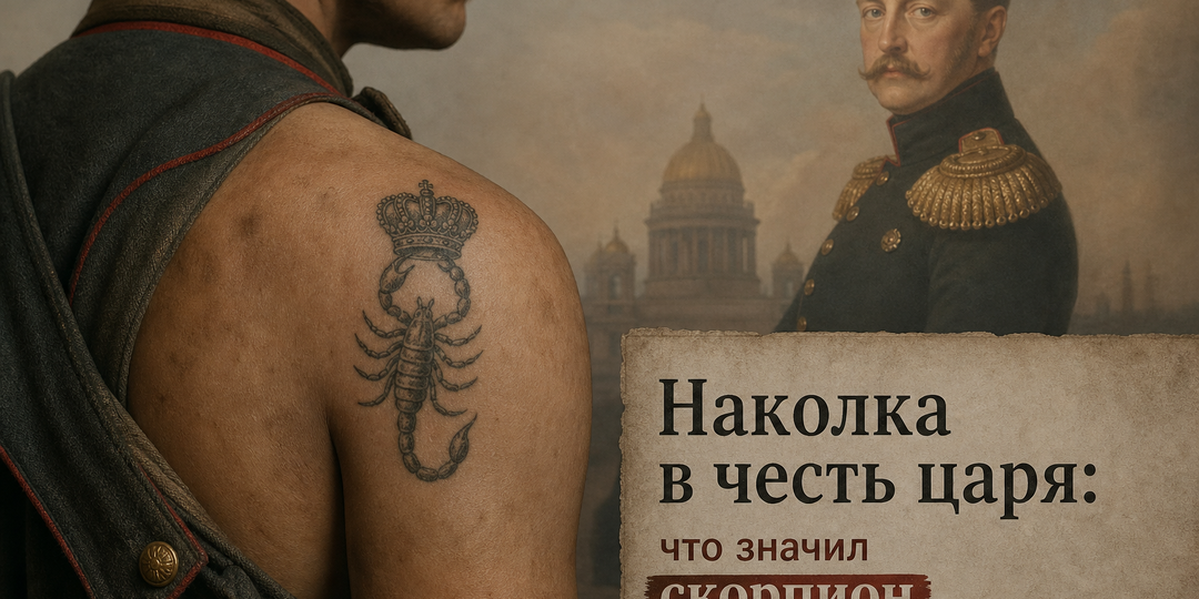 Наколка в честь царя: что значил скорпион на плече солдата Николая I