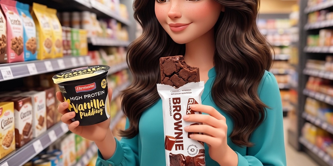 «High Protein» на этикетке: маркетинг или реальная польза? Разобрала состав нескольких белковых десертов 🕵️‍♀️🍫