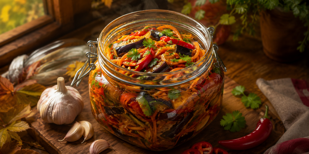Баклажаны по-корейски на зиму