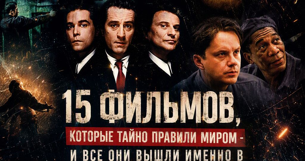 15 фильмов, которые тайно правили миром - и все они вышли именно в СЕНТЯБРЕ! Вы не поверите, что объединяет "Довод" и "Побег из Шоушенка"...