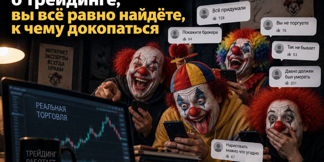 Что бы я ни написал про трейдинг, вы всё равно найдёте, к чему докопаться