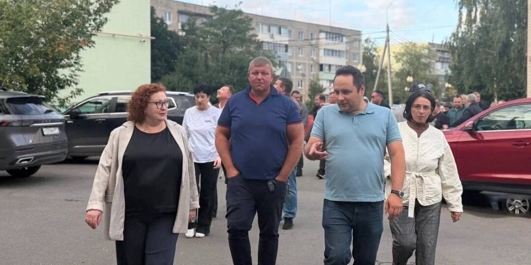 Прошла встреча с жителями в поселке Щапово