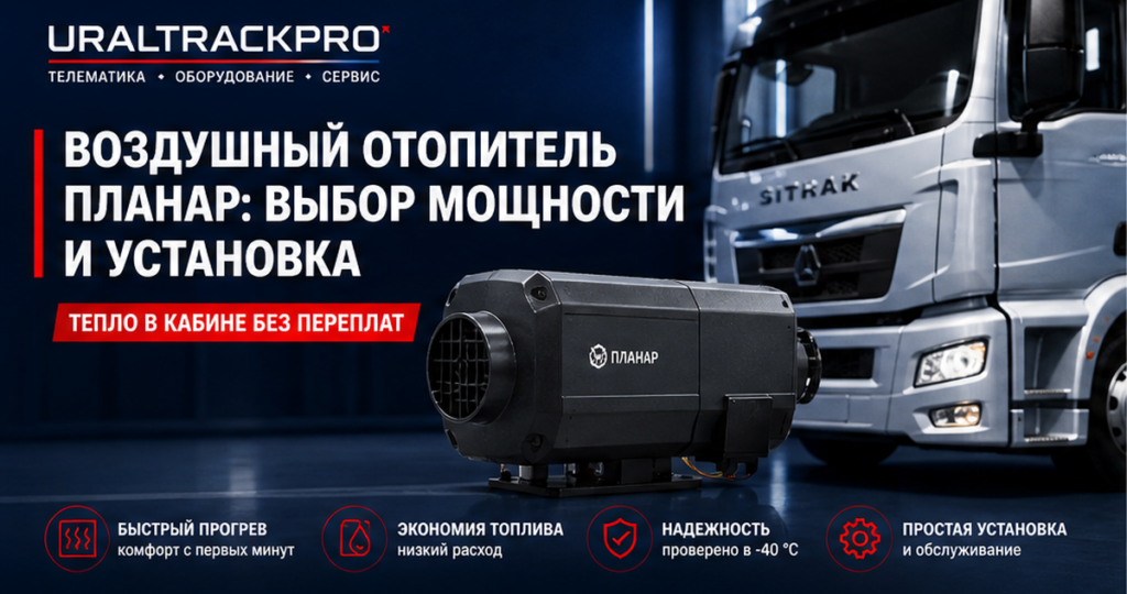 Как выбрать воздушный отопитель Планар для грузовика и избежать ошибок монтажа?