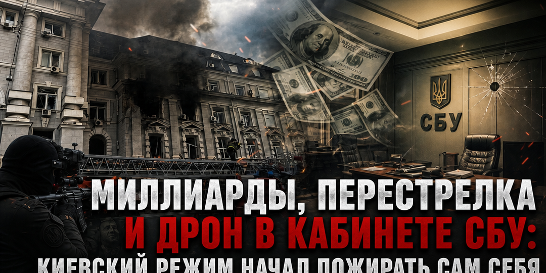 Миллиарды, перестрелка и дрон в кабинете СБУ: киевский режим начал пожирать сам себя.