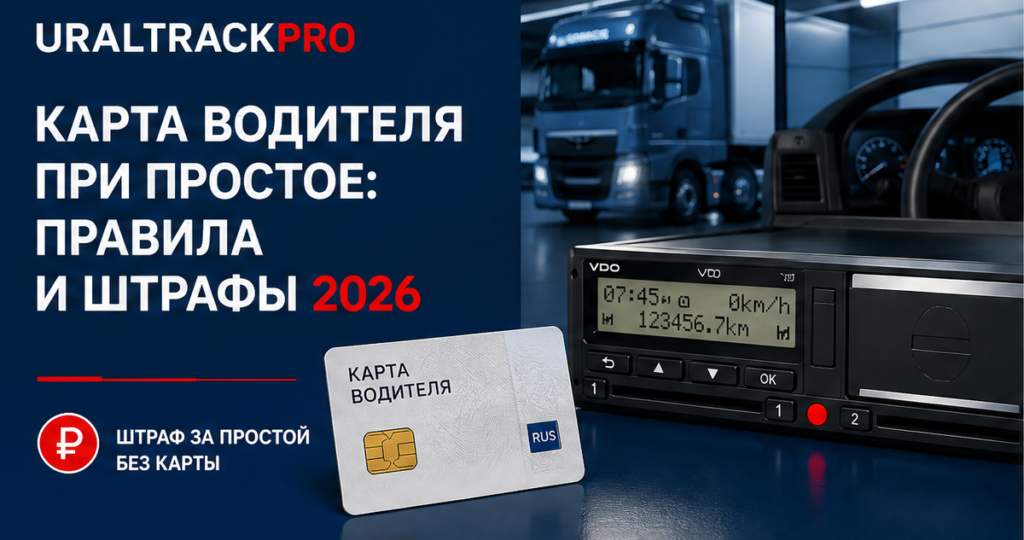 Нужна ли карта водителя для тахографа, если грузовик стоит без рейсов?