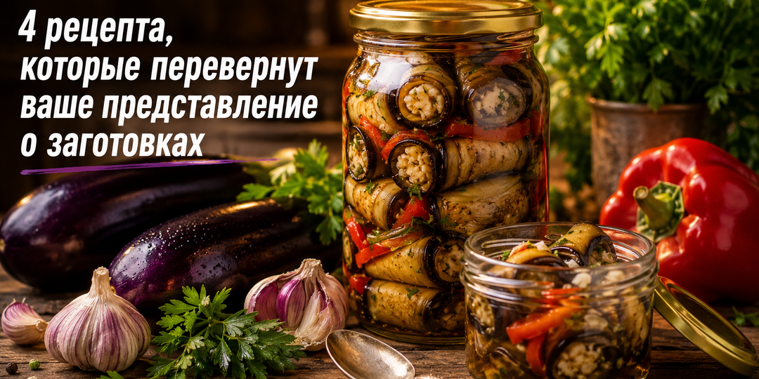 Баклажаны как грибы и шашлык на зиму: 4 необычных рецепта, которые съедаются первыми