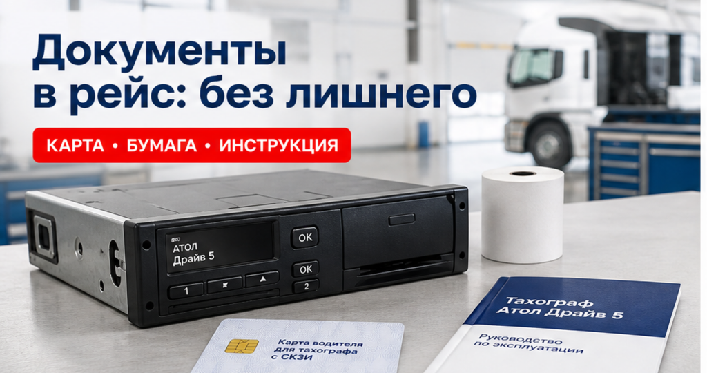 Какие документы по тахографу нужно возить с собой водителю?