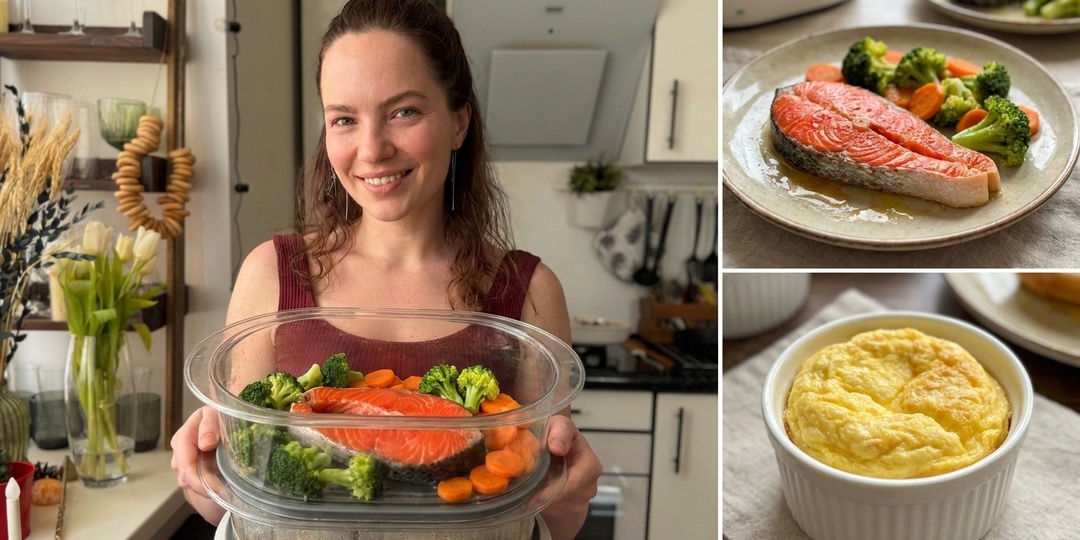 7 ужинов на пару без разморозки и масла (которые мы едим на ночь)