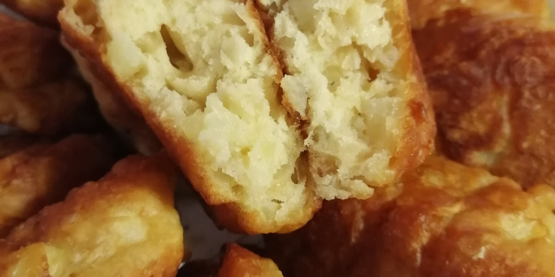 Яблочные оладьи"ПУХ" 🍏😋