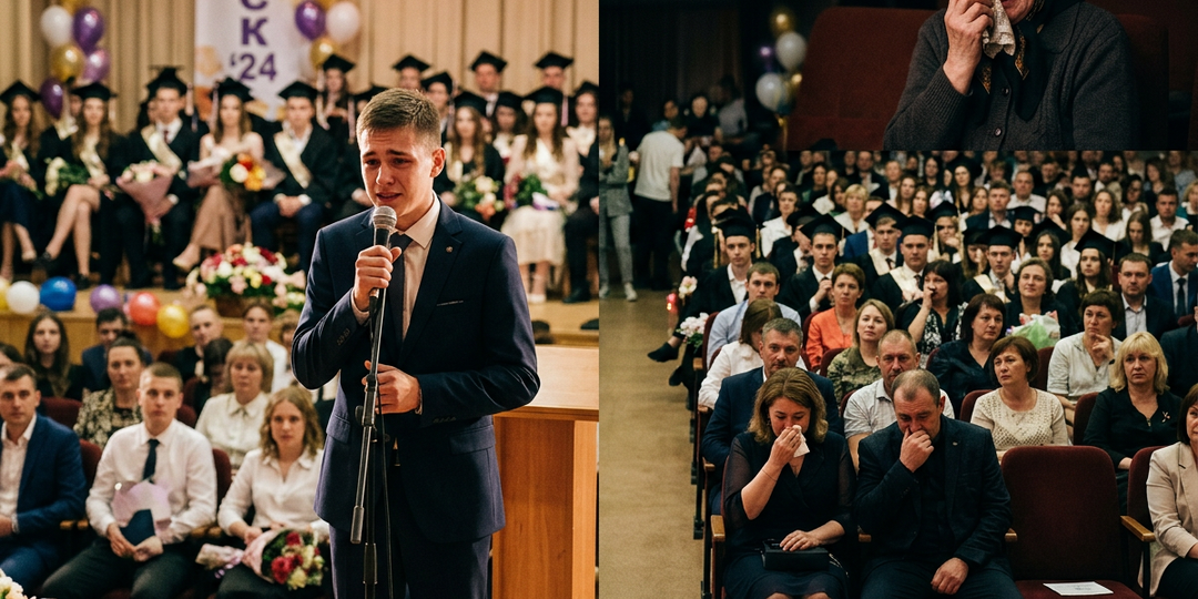 На выпускном сын поблагодарил не родителей, а соседку с первого этажа