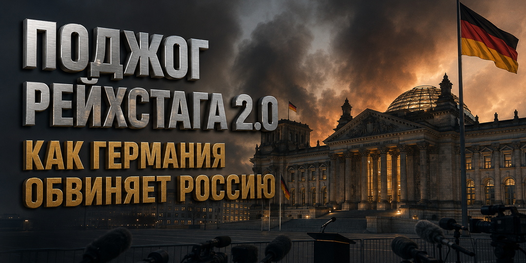 Поджог Рейхстага 2.0: Как Германия использует ложные обвинения против России