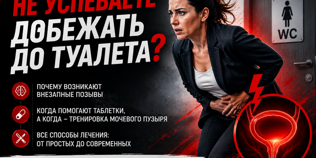 «Не успеваете добежать до туалета?»: как лечат ургентное недержание мочи