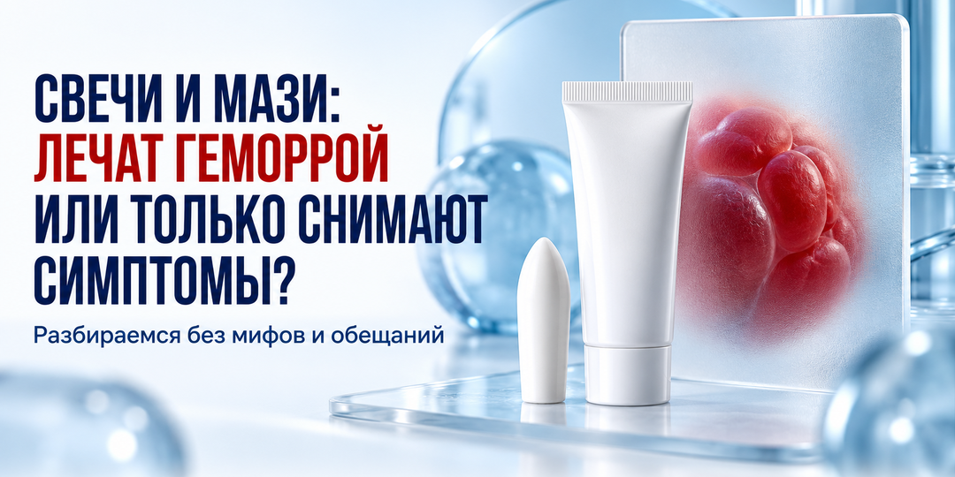 Можно ли вылечить геморрой только свечами и мазями?