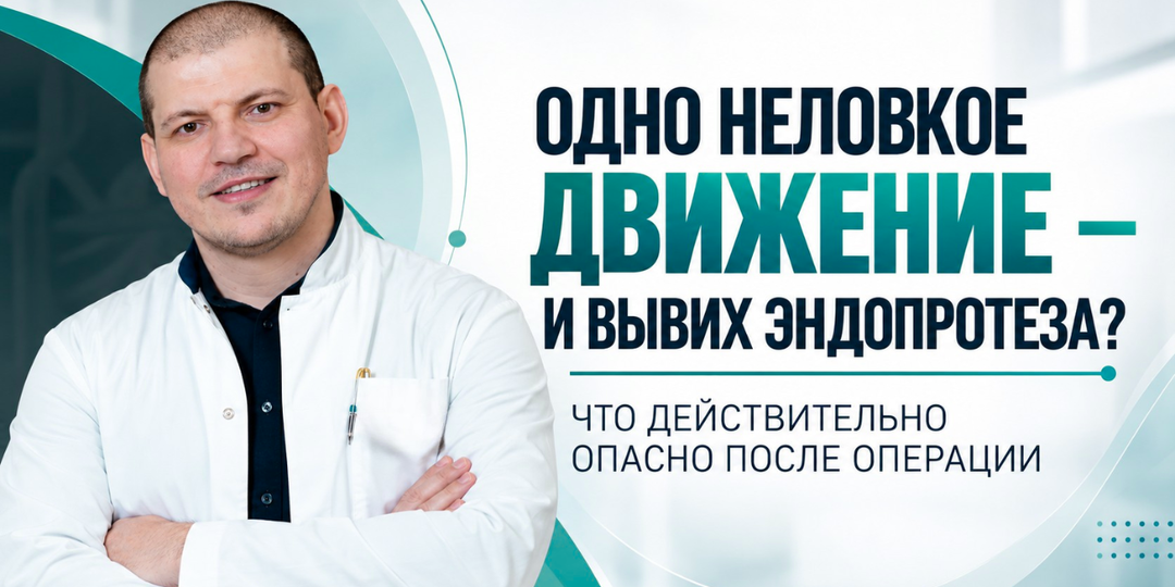 Одно неловкое движение — и вывих эндопротеза? Что действительно опасно после операции