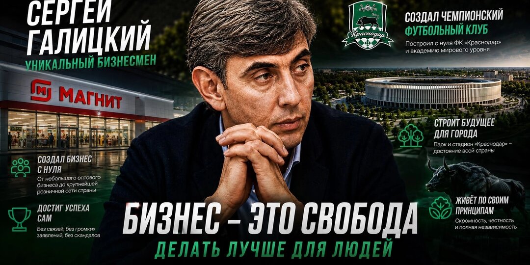 Сергей Галицкий - уникальные черты бизнесмена, который не вписался ни в один шаблон