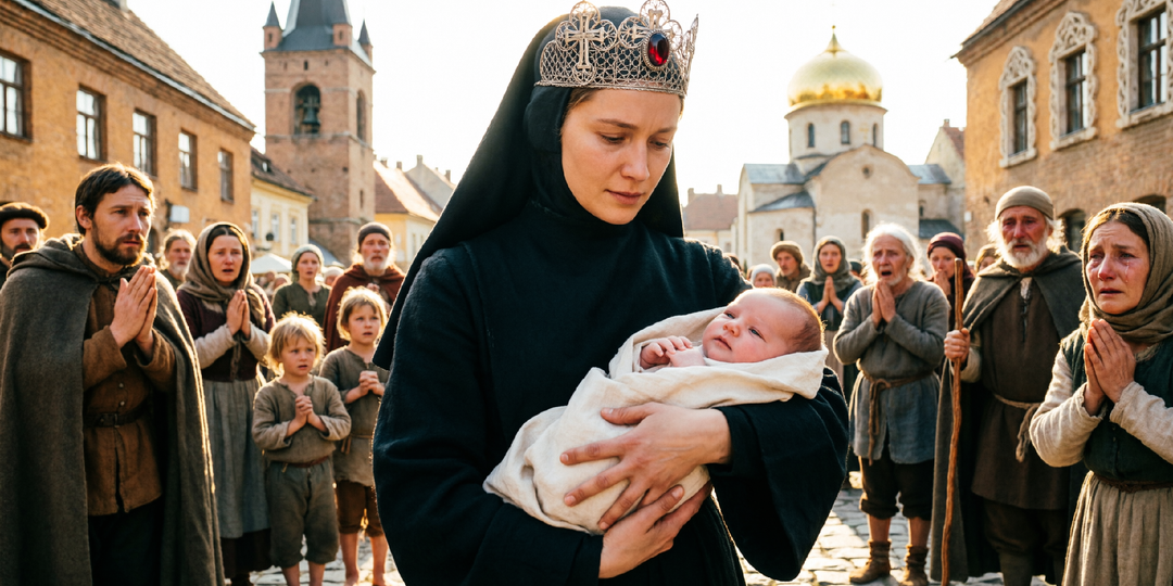Монахиню заставили выйти замуж и в 40 лет родить сына императору прямо на площади