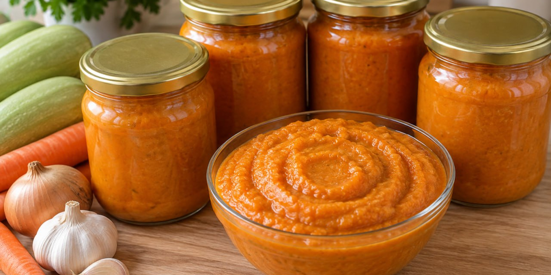 Кабачковая икра "Пальчики оближешь": густая, ароматная и очень вкусная