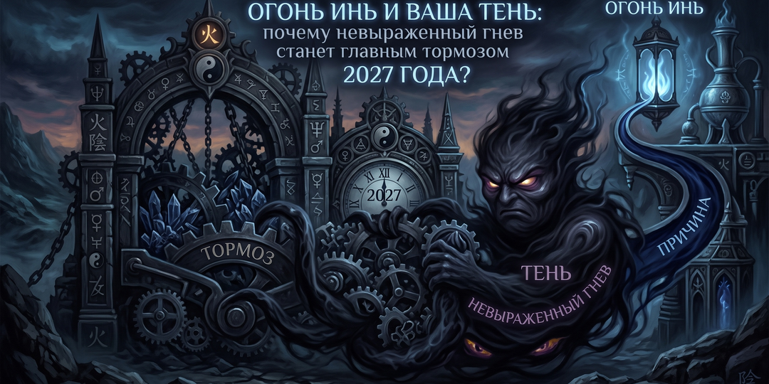Огонь Инь и Ваша Тень: почему невыраженный гнев станет главным тормозом 2027 года?
