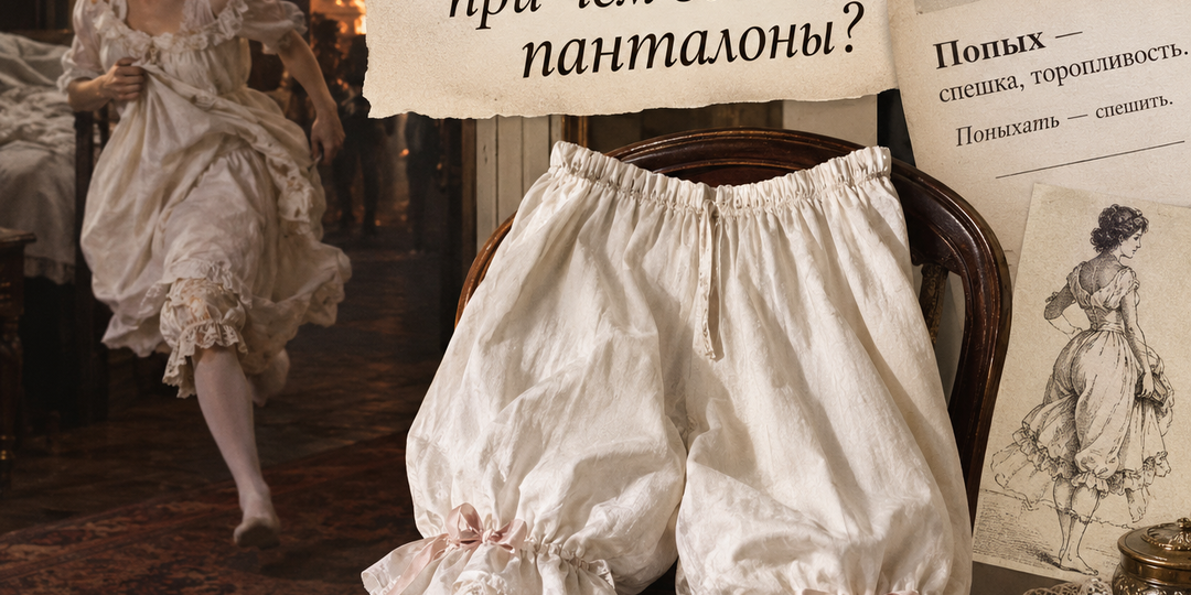 «Впопыхах»: при чём здесь панталоны?