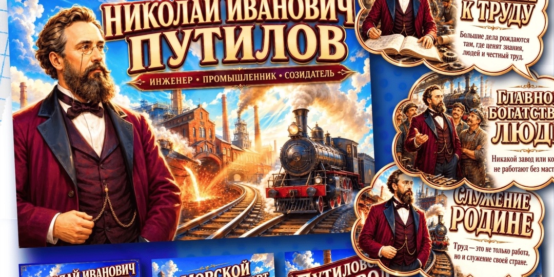 Оформление к Разгооврам о важном «Николай Иванович Путилов»