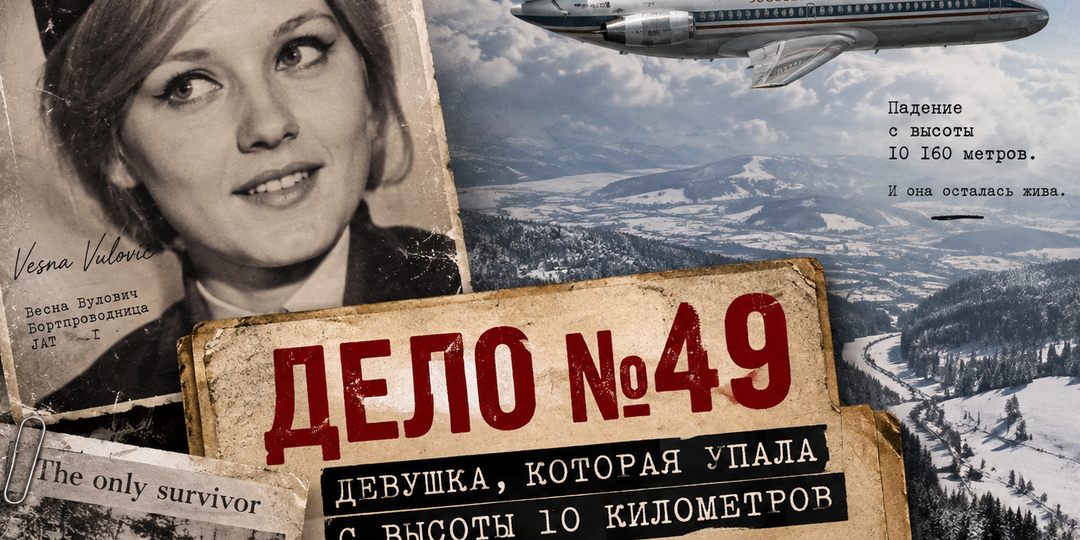 ДЕВУШКА, КОТОРАЯ УПАЛА С ВЫСОТЫ 10 КИЛОМЕТРОВ